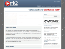 Tablet Screenshot of mk2systems.com